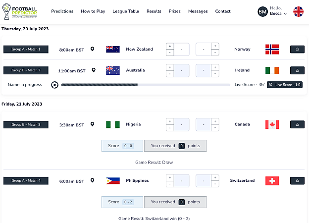 ¿Puedes ver las sorpresas que se avecinan en tu juego de predicción de fútbol de la Eurocopa 2024?