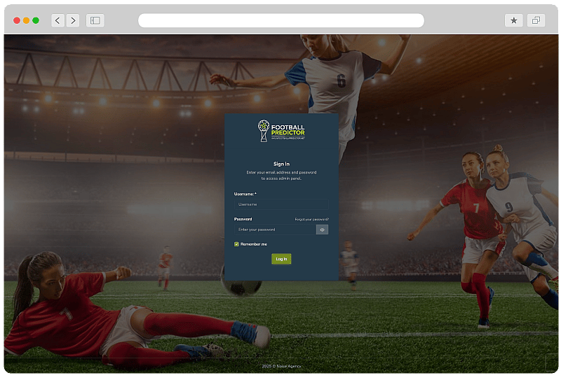 Administración de predictores de fútbol